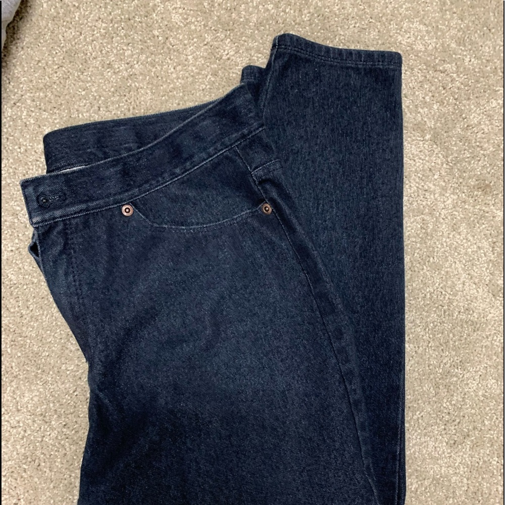 Denim leggings